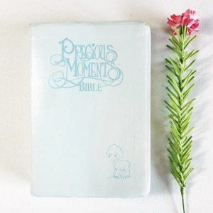Vintage New King James Bible Precious Moments Child Bible, Collectors Bible Book